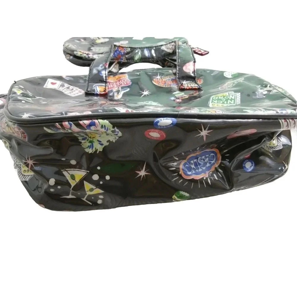 NICK & NORA Travel Las Vegas Bag Tote Cosmetic Set of 2 Casino Club